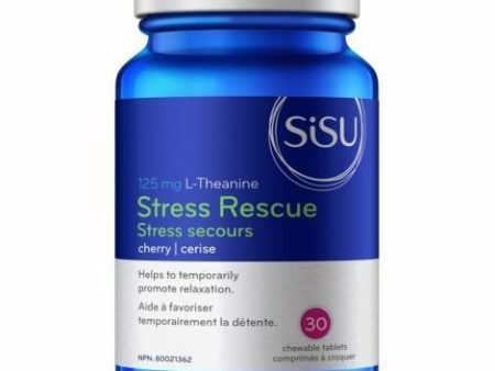 Sisu- stress rescue l-theanine 125mg : cherry - 30 tabs Sale