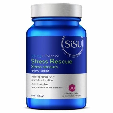 Sisu- stress rescue l-theanine 125mg : cherry - 30 tabs Sale