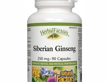 Natural factors - siberian ginseng  250mg-90 tablets Online Sale