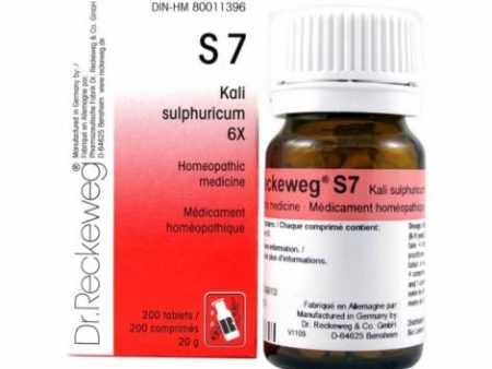 Dr. reckeweg - 
s7 kali sulphuricum - 6 x 200 tabs Hot on Sale