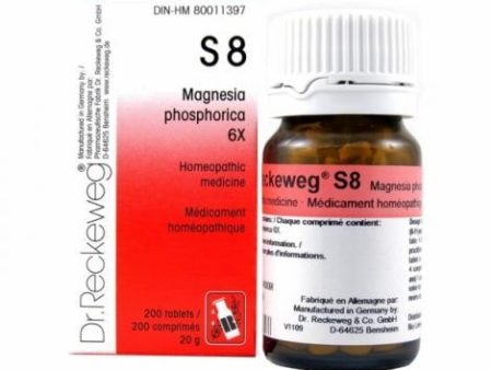 Dr. reckeweg - s8 magnesia phosphorica 6x - 200 comp. Supply