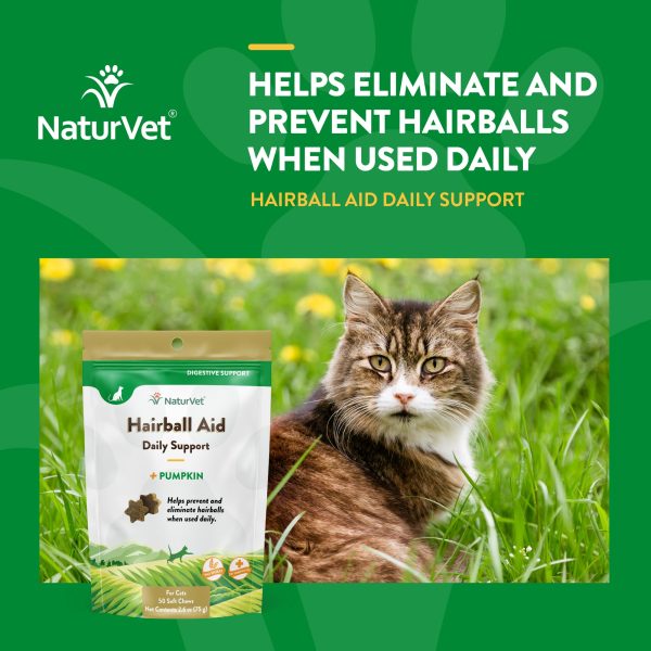 Cat Hairball Aid 2.6 oz. Bag - Veterinarian Formulated - NaturVet® on Sale