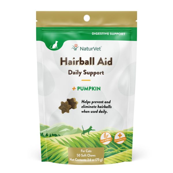 Cat Hairball Aid 2.6 oz. Bag - Veterinarian Formulated - NaturVet® on Sale