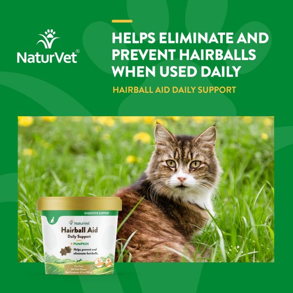 Cat Hairball Aid Tub - Veterinarian Formulated - NaturVet® Supply