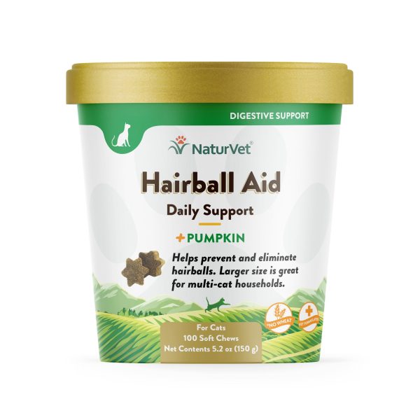 Cat Hairball Aid Tub - Veterinarian Formulated - NaturVet® Supply