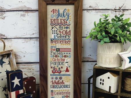 4th of July Rules - Primrose Cottage Stitches - Cross Stitch Patterns Online