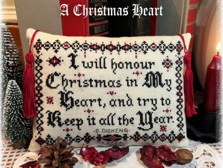 A Christmas Heart - Calico Confectionery - Cross Stitch Pattern Hot on Sale