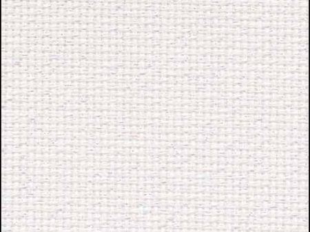 20 Count Aida - Opalescent White Zweigart Cross Stitch Fabric Discount