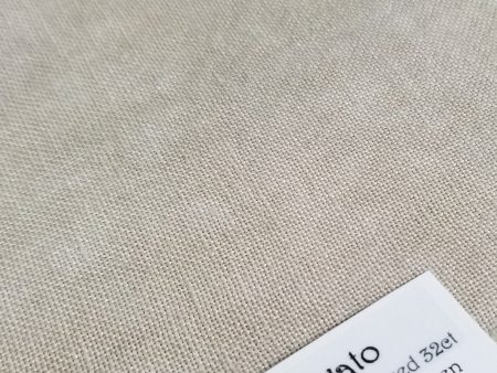 32 Count Linen 13  x 18  - Affogato - Fiber on a Whim Hot on Sale