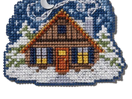 Cozy Cabin - Mill Hill - Winter 2024 Seasonal Ornament For Sale