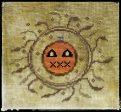 Pumpkin Wreath - Lucy Beam Love in Stitches - Cross Stitch Pattern Discount