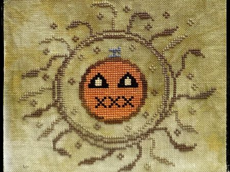 Pumpkin Wreath - Lucy Beam Love in Stitches - Cross Stitch Pattern Discount