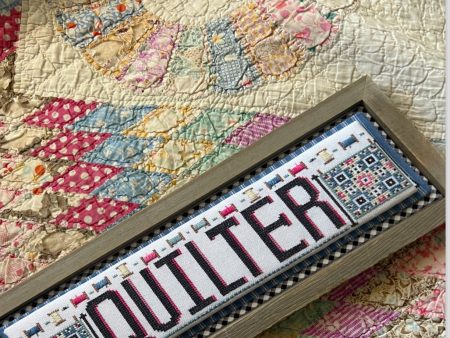 Quilter - Word Swap Series - Stitching with the Housewives - Cross Stitch Pattern Cheap