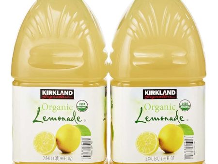 Kirkland Signature Organic Lemonade - 2 Count (192 fl oz.) For Sale