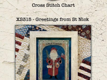 Greetings from St Nick - Teresa Kogut - Cross Stitch Pattern Sale