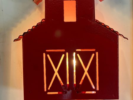 Red Barn Country Night Light Online now