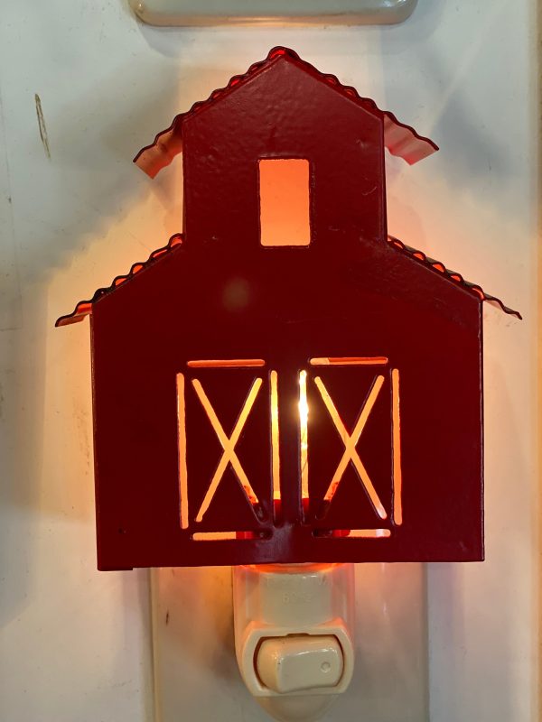 Red Barn Country Night Light Online now