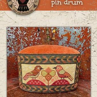 Prim Birds Pin Drum - Teresa Kogut - Cross Stitch Pattern on Sale