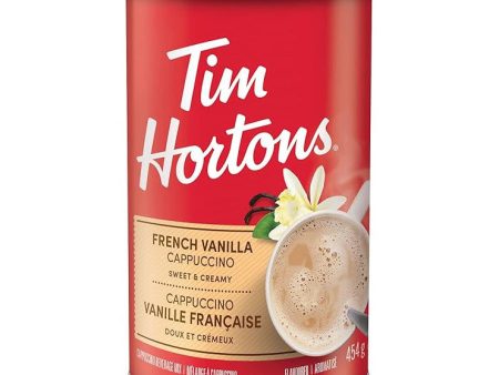 Tim Horton s Instant Cappuccino, French Vanilla, 16 Ounce Supply