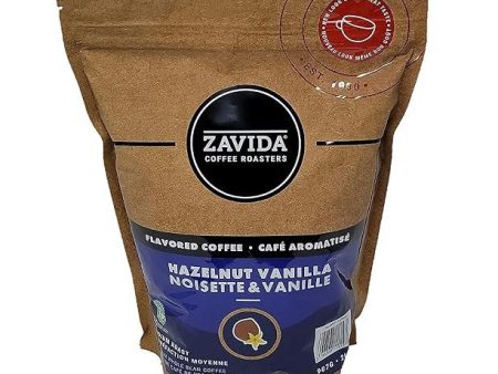 Zavida Hazelnut Vanilla Whole Bean Coffee, 907g 32 oz, (Imported from Canada) Fashion