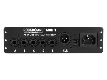 RockBoard MOD 1 V2 TRS, XLR, IEC & DC Patchbay Online Hot Sale