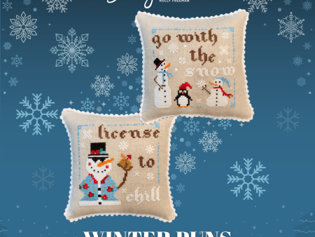 Winter Puns - Stitchy Prose - Cross Stitch Pattern For Discount