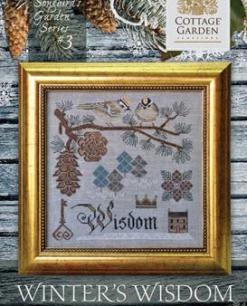 Winter Wisdom, Songbird s Garden #3, Cottage Garden Samplings - Cross Stitch Pattern Online