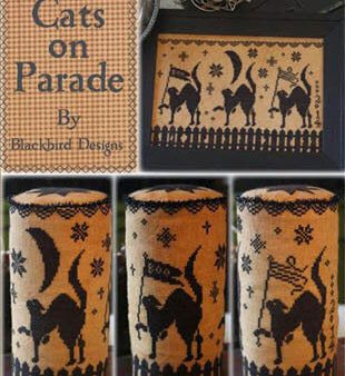 Cats on Parade - Blackbird Designs - Cross Stitch Pattern Discount