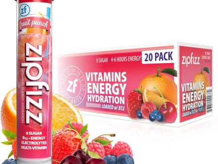 Zipfizz Energy Drink Mix, Fruit Punch 20 ct. Online Sale