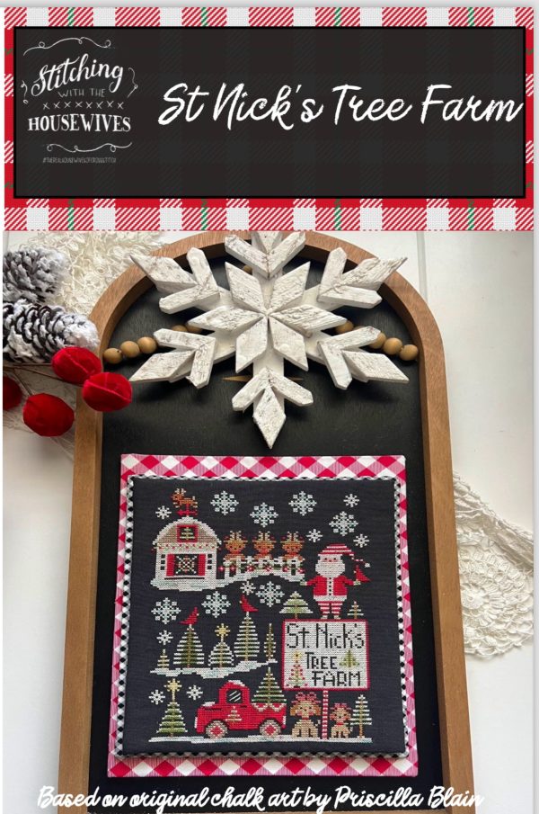 St Nick s Tree Farm - Stitching with the Housewives - Cross Stitch Pattern Discount