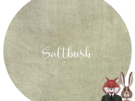 32 Count Linen - Saltbush - Fox and Rabbit Designs Sale