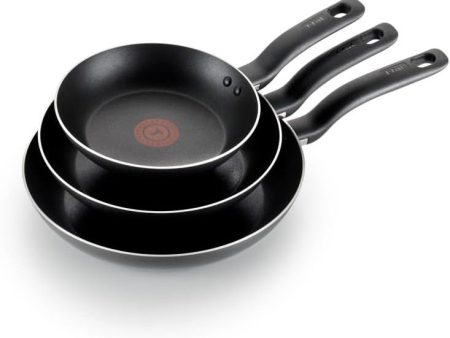 T-fal Ultimate Hard Anodized Nonstick 3-Piece Fry Pan Set Supply