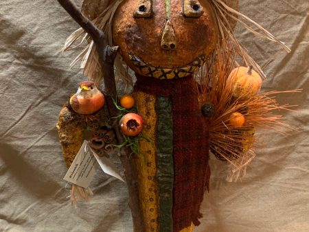 Hand Sculpted Prim Halloween Doll Online now