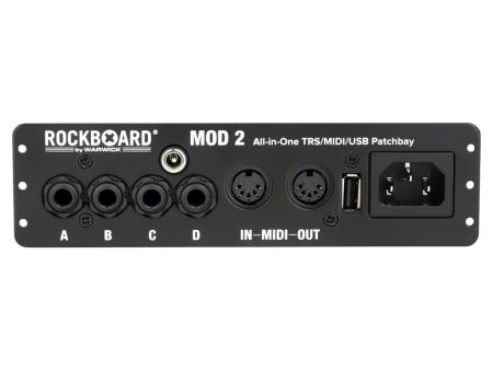 RockBoard MOD 2 V2 TRS, MIDI, IEC, DC & USB Patchbay For Cheap