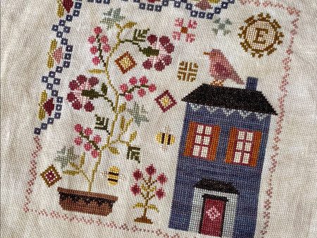 Bramble Cottage, Garden Series - Blueberry Ridge Design - Cross Stitch Pattern Supply