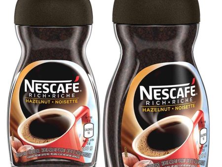 NESCAFÉ Rich Hazelnut, Instant Coffee, 100g Jar | 2- Pack Discount