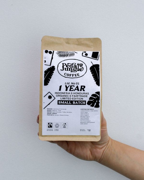 1 Year Pedal Jungle Limited Edition Organic Coffee & Mug Bundle Fashion