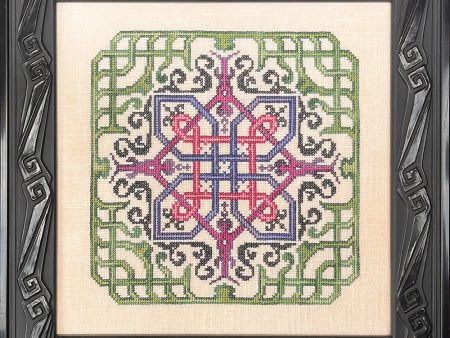 Woven Clover - Ink Circles - Cross Stitch Pattern Discount