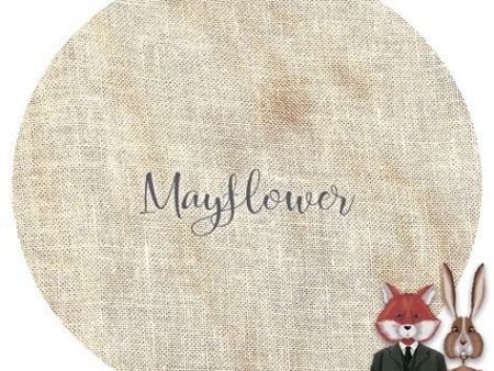 32 Count Linen - Mayflower - Fox and Rabbit Designs Hot on Sale