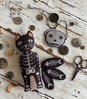 Animal Crackers Series  + Bones+  - Stacy Nash Primitives - Cross Stitch Pattern Online now