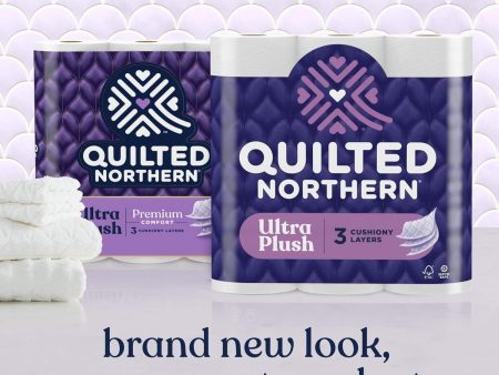 Quilted Northern Ultra Plush 3-Ply Toilet Paper 255 sheets roll, 36 rolls Fashion