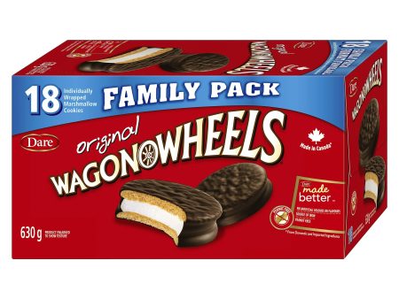 Dare Wagon Wheels Original Cookies, 630g 22.2 oz, Box, 18 pack, Peanut-free For Cheap