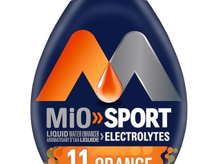 MiO Sport Orange Electrolyte Liquid Water Enhancer, 48mL 1.6 fl. oz., {Imported from Canada} Supply