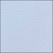 18 Count Aida - Light Blue Aida Zweigart Cross Stitch Fabric Online now