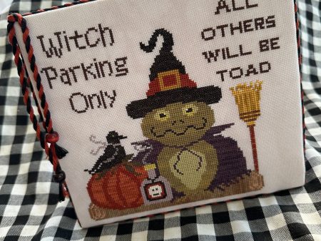 Witch s Parking - Finally a Farmgirl - Cross Stitch Pattern Discount