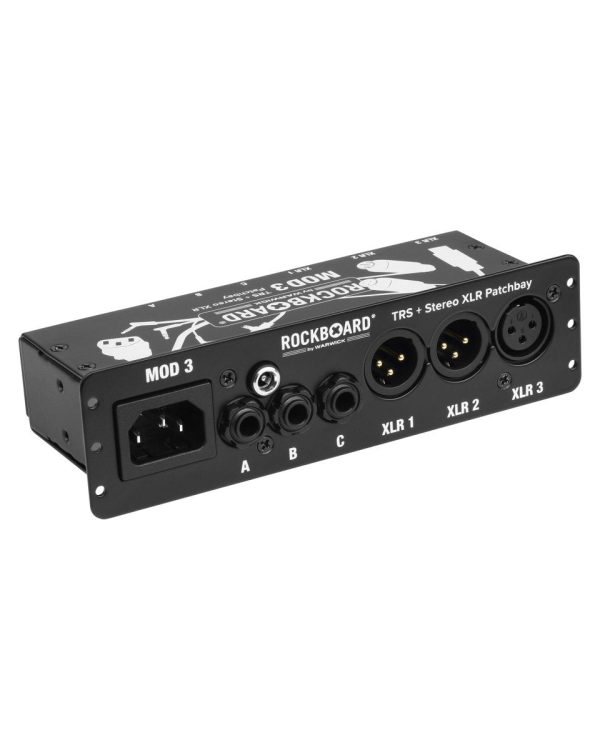 RockBoard MOD 3 V2 TRS, DC, IEC & XLR Patchbay Hot on Sale