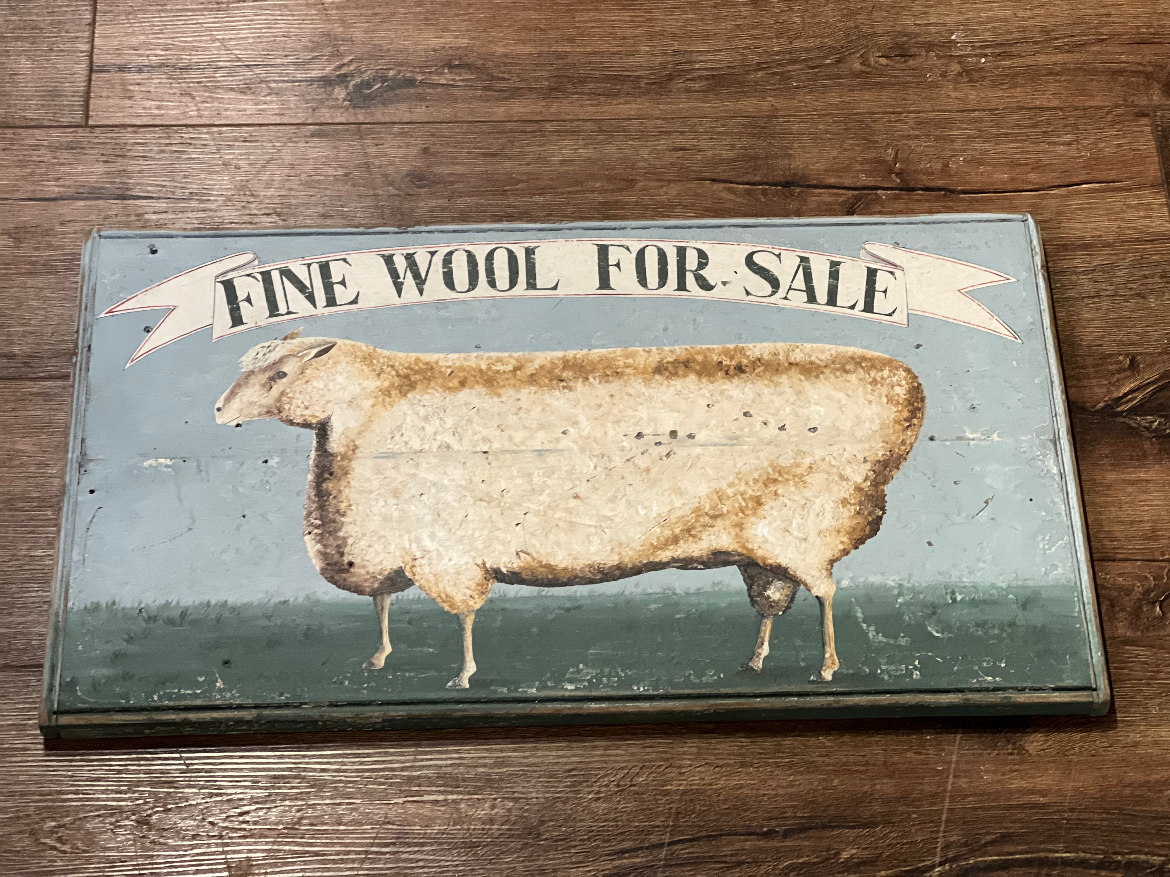 Fine Wool Sheep Pa. Tavern Sign Online Sale