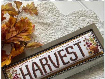 Harvest - Word Swap Series - Stitching with the Housewives - Cross Stitch Pattern For Cheap