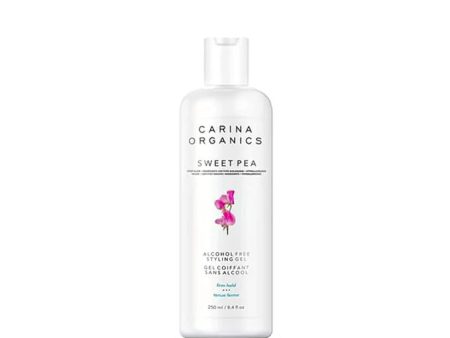 YBW Carina Organics Sweet Pea Alcohol Free Styling Gel Firm Hold - 250ml   8.4 fl oz Online now