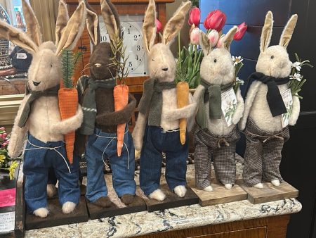 Handmade Standing Bunnies For Sale